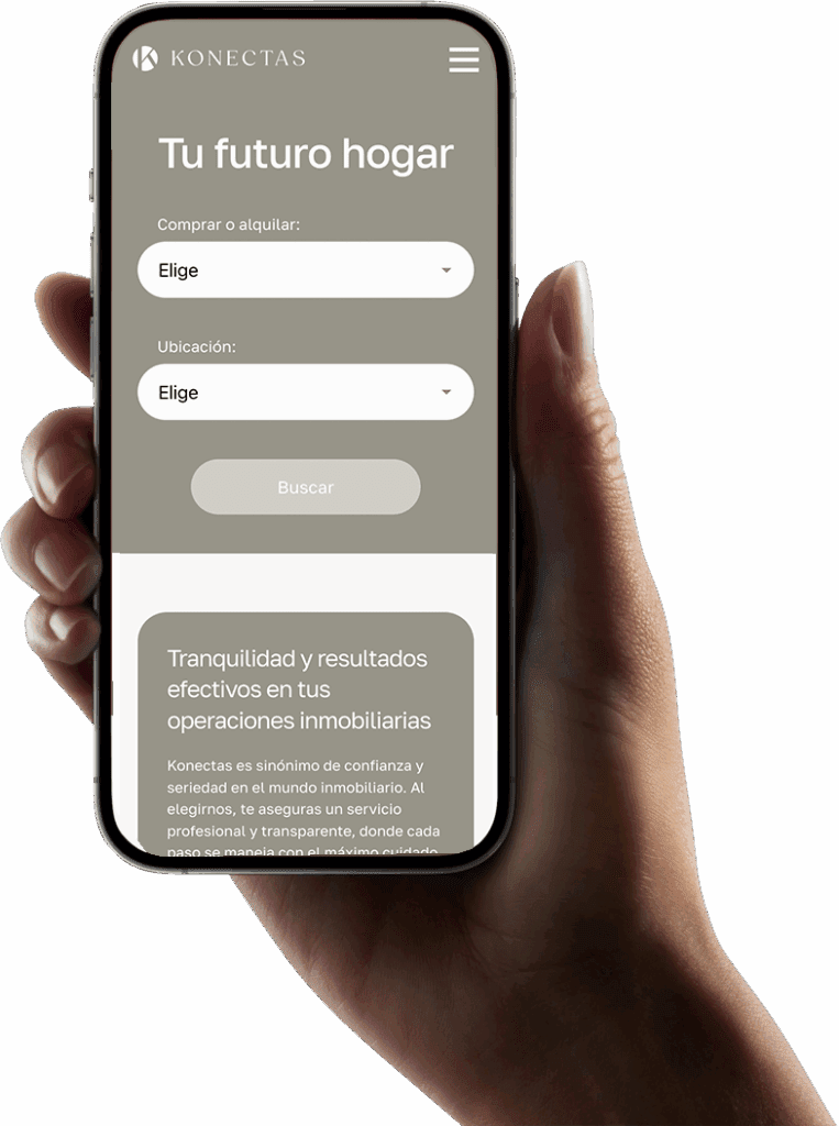 App Konectas en móvil